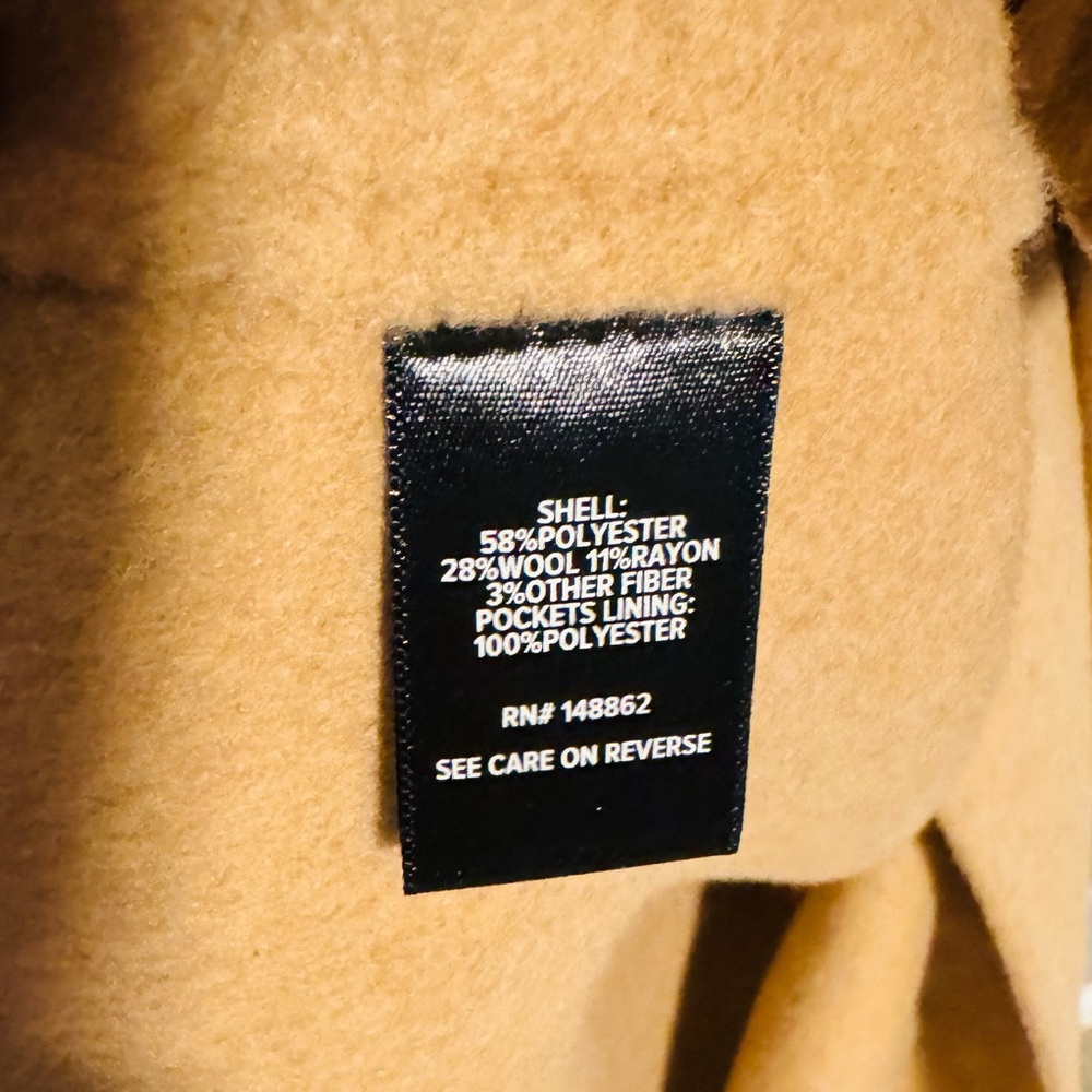 Taupe Woolen Button Front Duster Coat - image 11